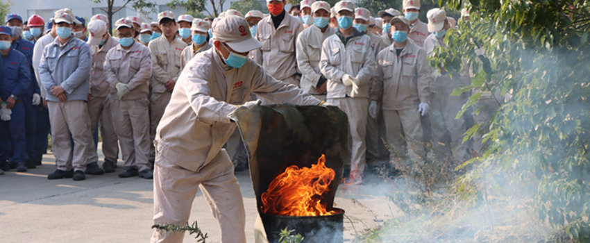 抓消防安全 保高質(zhì)量發(fā)展——合肥樂(lè )凱開(kāi)展消防應急演練